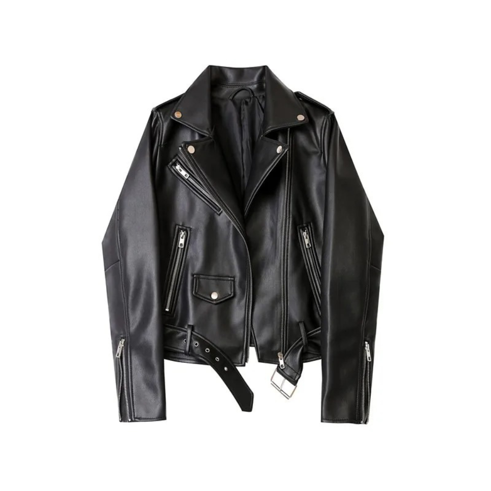 Motorradjacke Aleida für Damen - Synthetisches Leder - Ein klassischer und raffinierter Stil