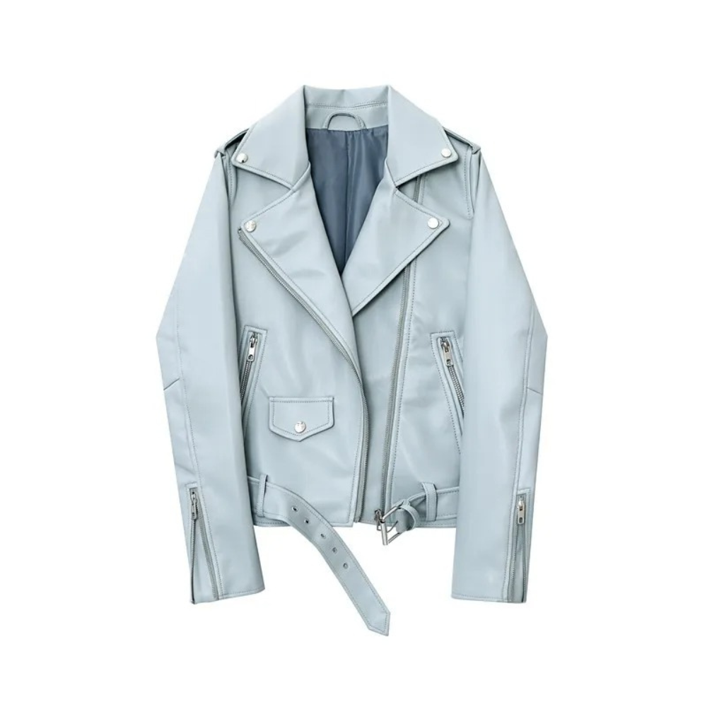 Motorradjacke Aleida für Damen - Synthetisches Leder - Ein klassischer und raffinierter Stil