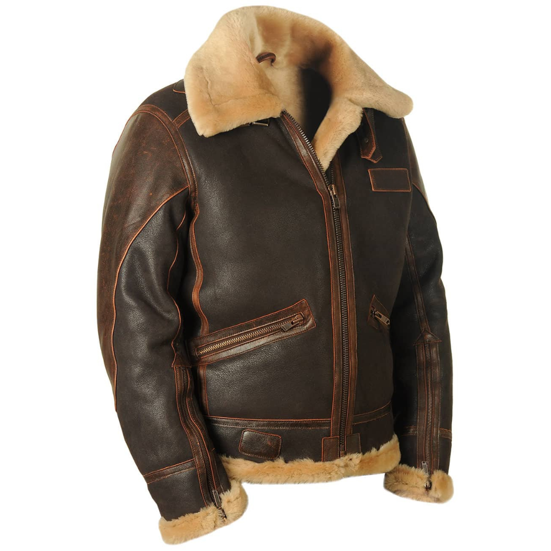 Klassische Herren-Fliegerjacke - verbinden Sie Wärme und Eleganz