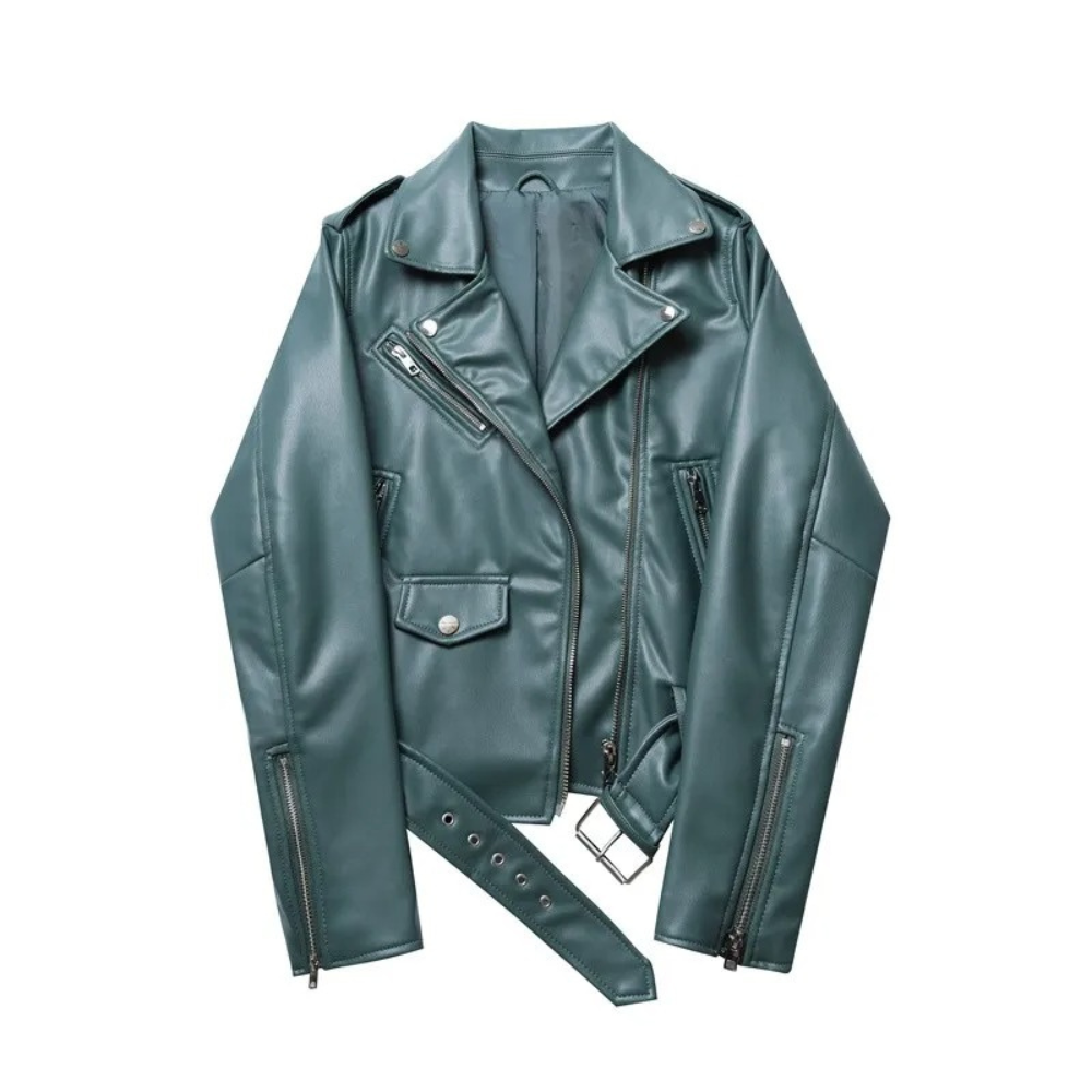 Motorradjacke Aleida für Damen - Synthetisches Leder - Ein klassischer und raffinierter Stil