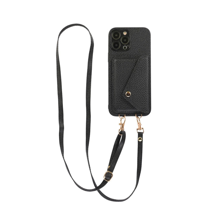 Catherine Luxe Elegante Lederen Crossbody Telefoonhoes voor Moderne Bescherming