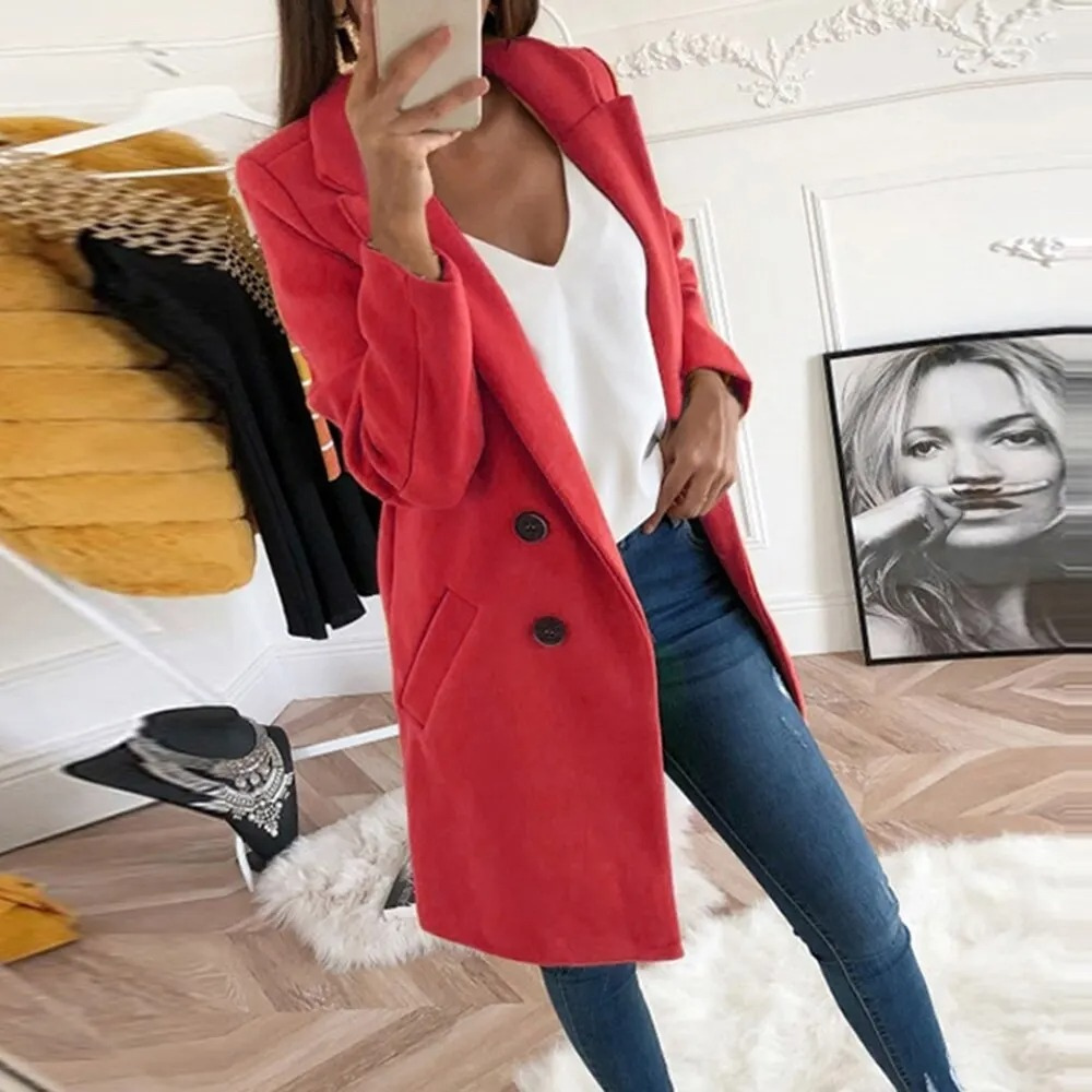 Slim Fit Trenchcoat für Damen