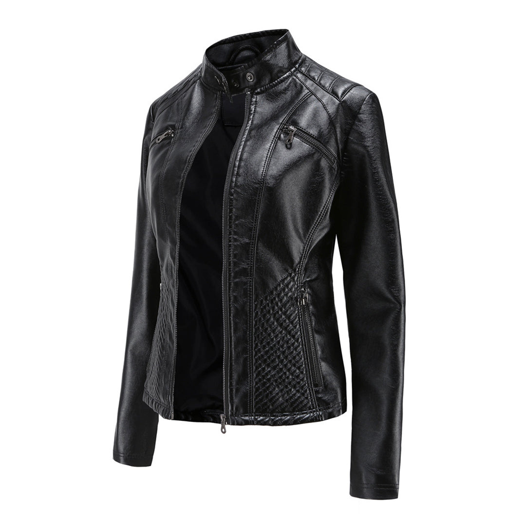 Andrijana - Luxuriöse Lederjacke für außergewöhnlichen Stil