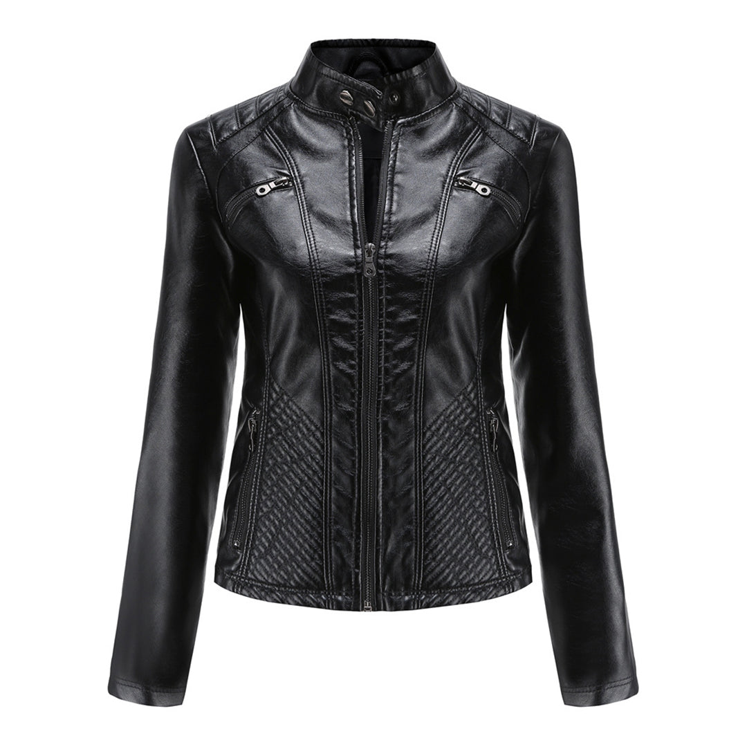 Andrijana - Luxuriöse Lederjacke für außergewöhnlichen Stil