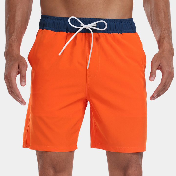Męskie stylowe szorty kąpielowe z sznurkiem – Must-Have na lato dla entuzjastów plaży