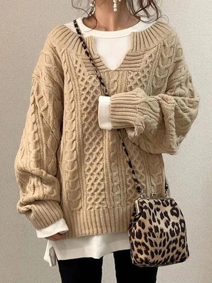 Modischer Damenstrickpullover - Stil und Komfort in einem