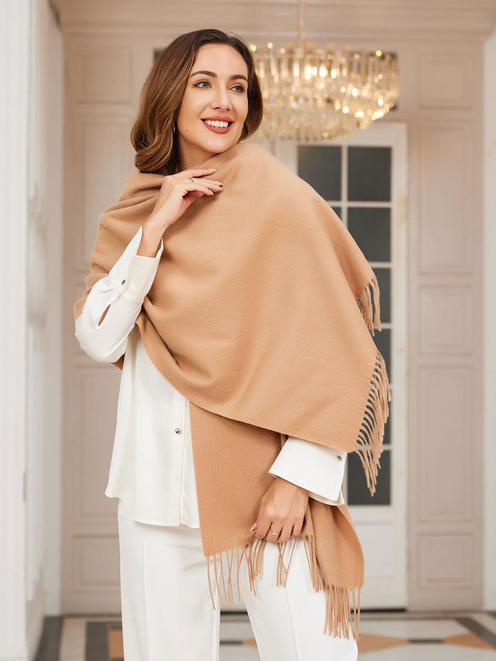 Adalyn | Ekskluzywny, elegancki wełniany szal dodający szyku i stylu