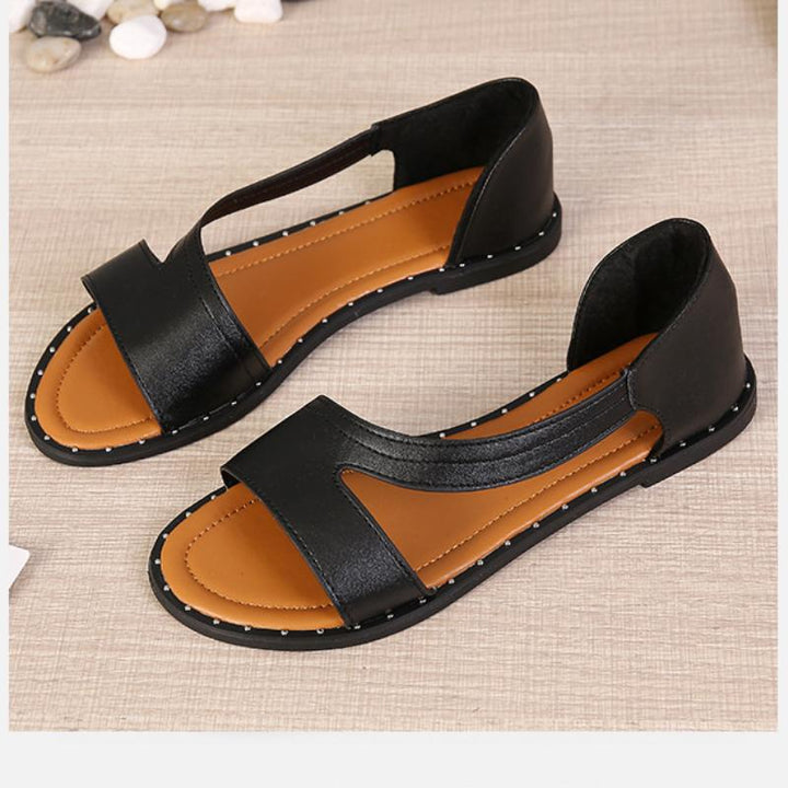 Sofia™ - Elegante offene Sandalen mit bequemer flacher Sohle